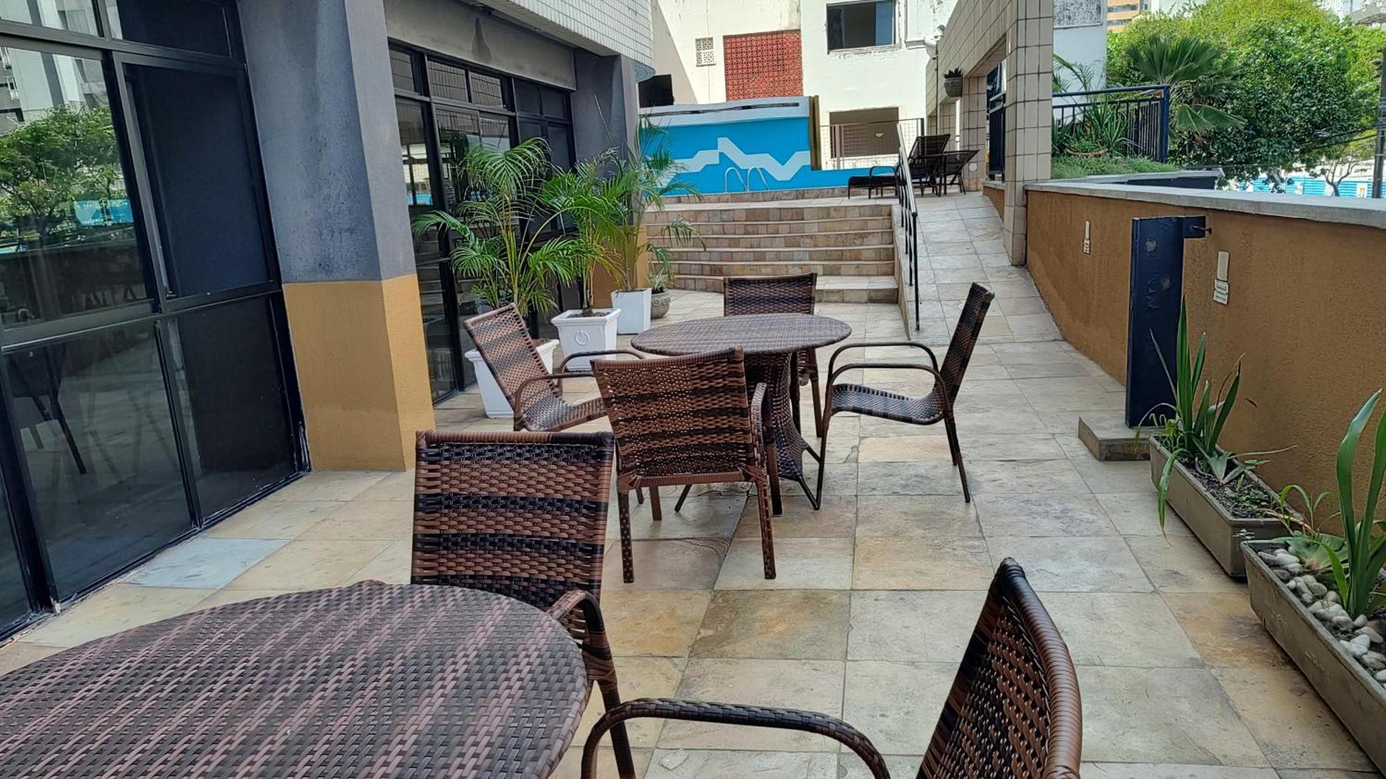 Lindo Flat Meireles 203 Pertinho Beira Mar フォルタレザ エクステリア 写真